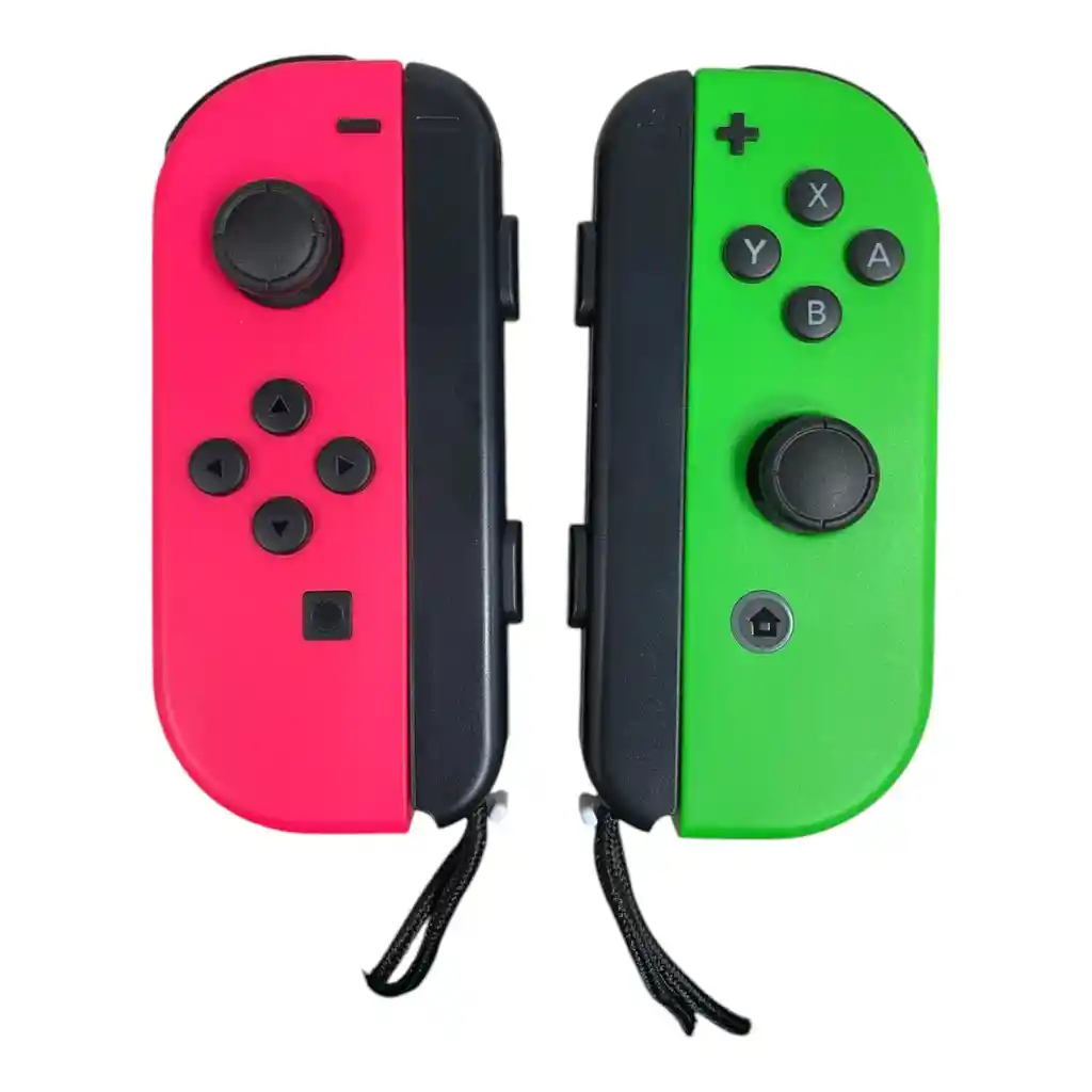 Control Joycon Rosa Verde Compatible Con Switch