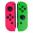 Control Joycon Rosa Verde Compatible Con Switch