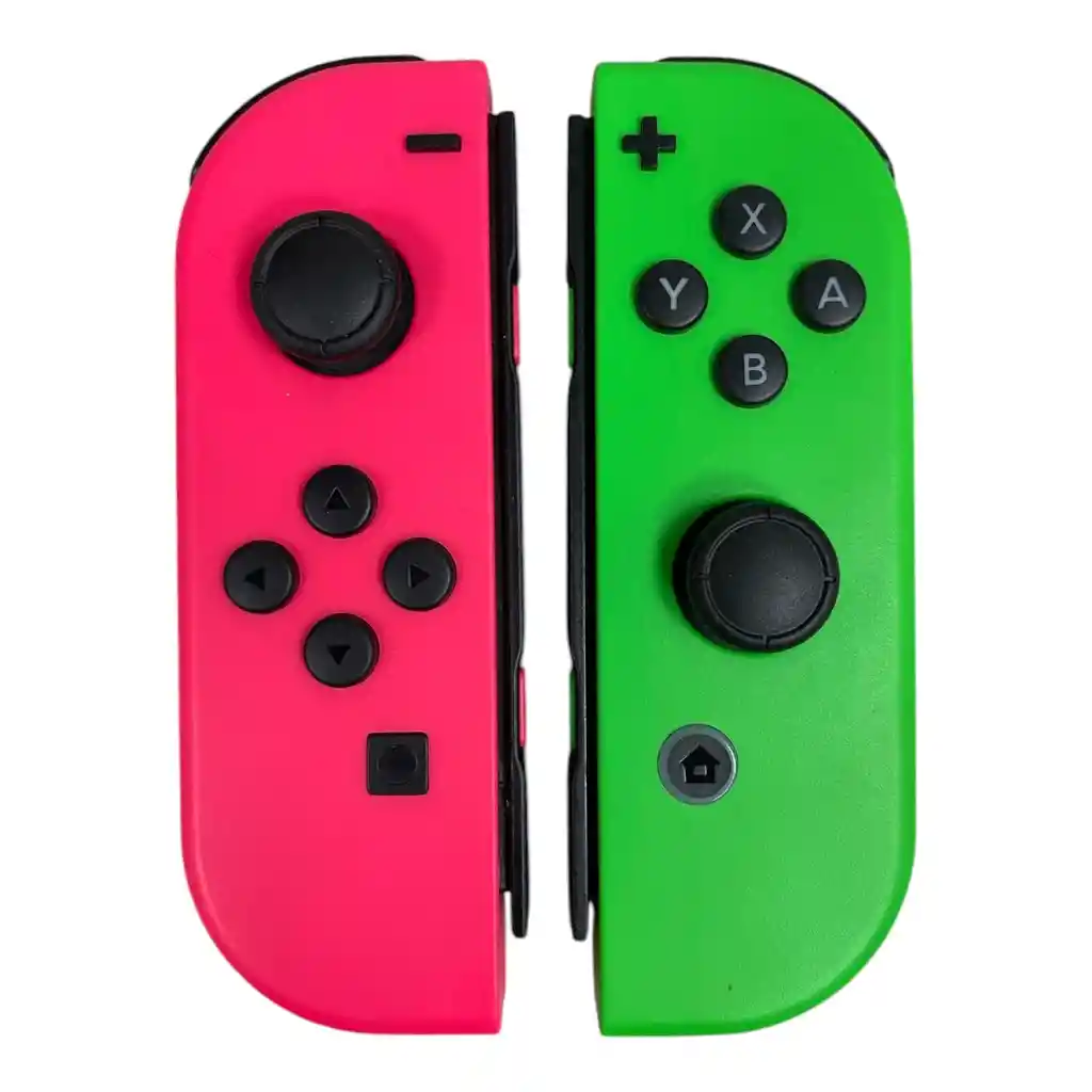 Control Joycon Rosa Verde Compatible Con Switch