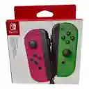 Control Joycon Rosa Verde Compatible Con Switch
