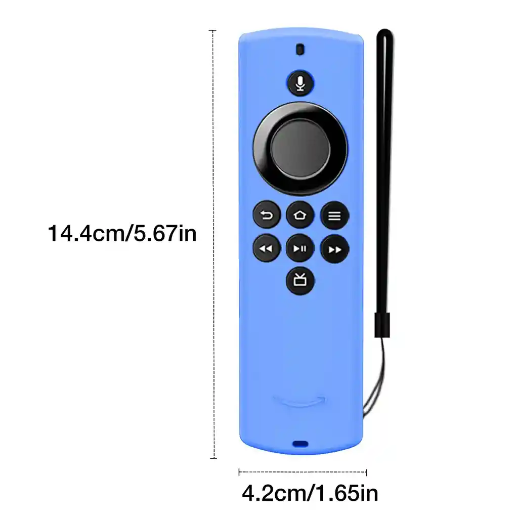 Funda Forro Protector Control Amazon Fire Tv Stick Lite, Azul Luminiscente