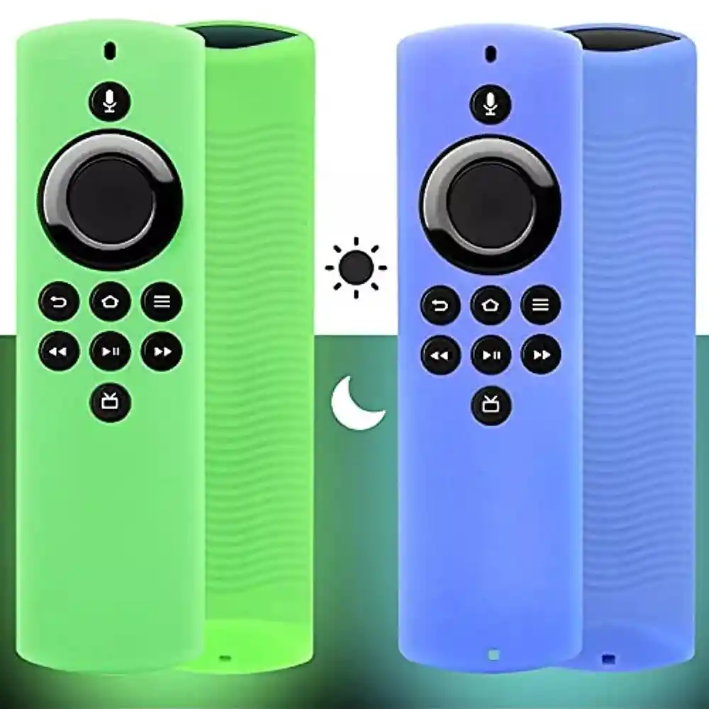 Funda Forro Protector Control Amazon Fire Tv Stick Lite, Azul Luminiscente