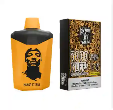 Snoop Dogg Vape 7.000 Puffs Desechable Es Un Dispositivo De Vapeo Desechable Mango Lychee