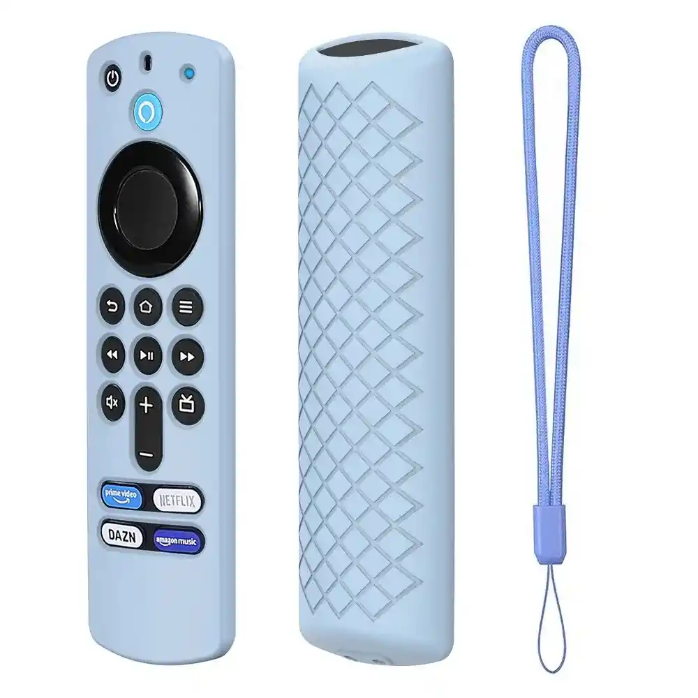 Funda Forro Protector Control Amazon Fire Tv Stick 3ra Gen, Azul Claro