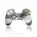 Funda Forro Protector Control Mando Ps4, Vetas Blanco/negro