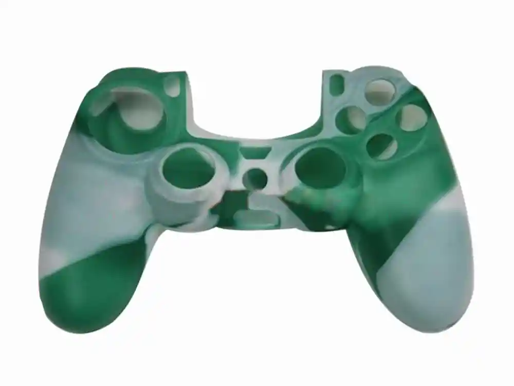 Funda Forro Protector Control Mando Ps4, Vetas Verde/blanco