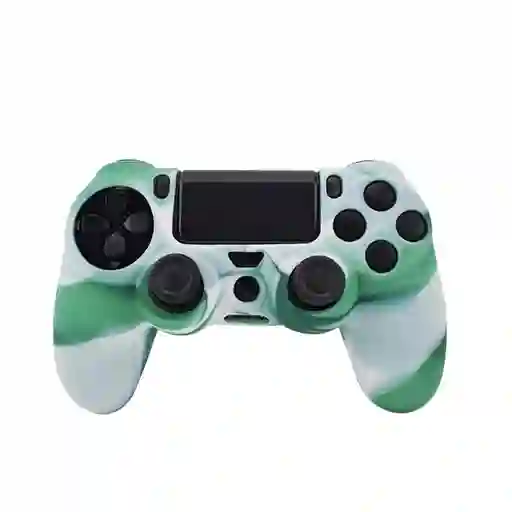 Funda Forro Protector Control Mando Ps4, Vetas Verde/blanco