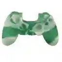 Funda Forro Protector Control Mando Ps4, Vetas Verde/blanco