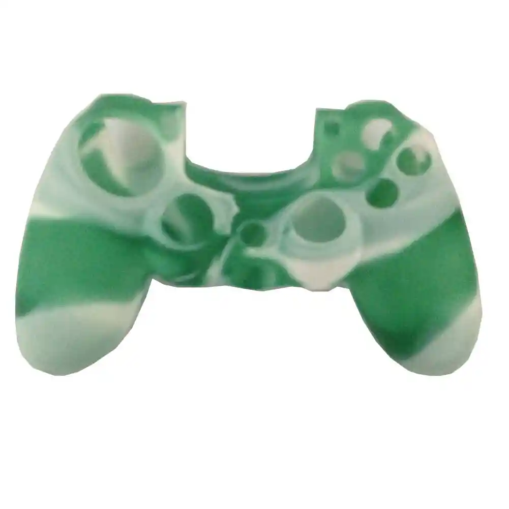 Funda Forro Protector Control Mando Ps4, Vetas Verde/blanco