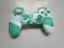 Funda Forro Protector Control Mando Ps4, Vetas Verde/blanco