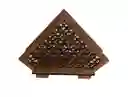 Servilletero Pequeño De Madera (diamante)