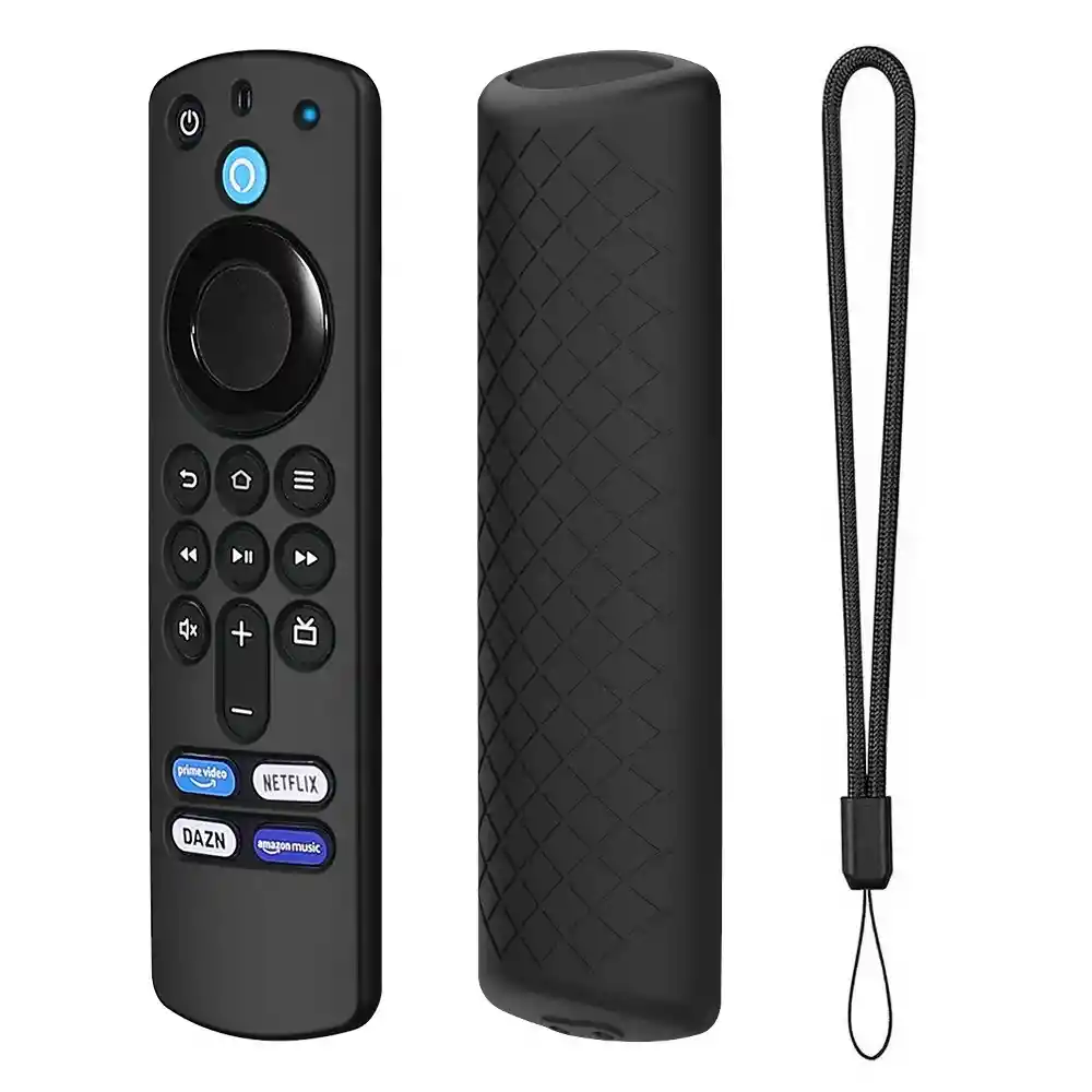 Funda Forro Protector Control Amazon Fire Tv Stick 3ra Gen, Negro