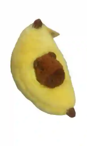 Llavero Peluche Capibara Chiguiro Dentro De Un Banano Retractil
