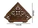 Servilletero Pequeño De Madera (estrella)