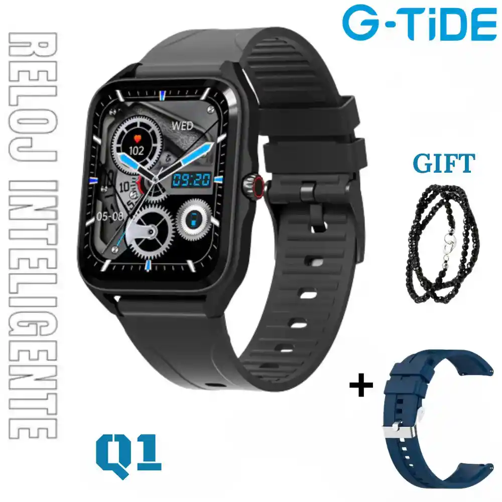 Reloj Inteligente Smartwatch Bluetooth G-tide Q1 Negro