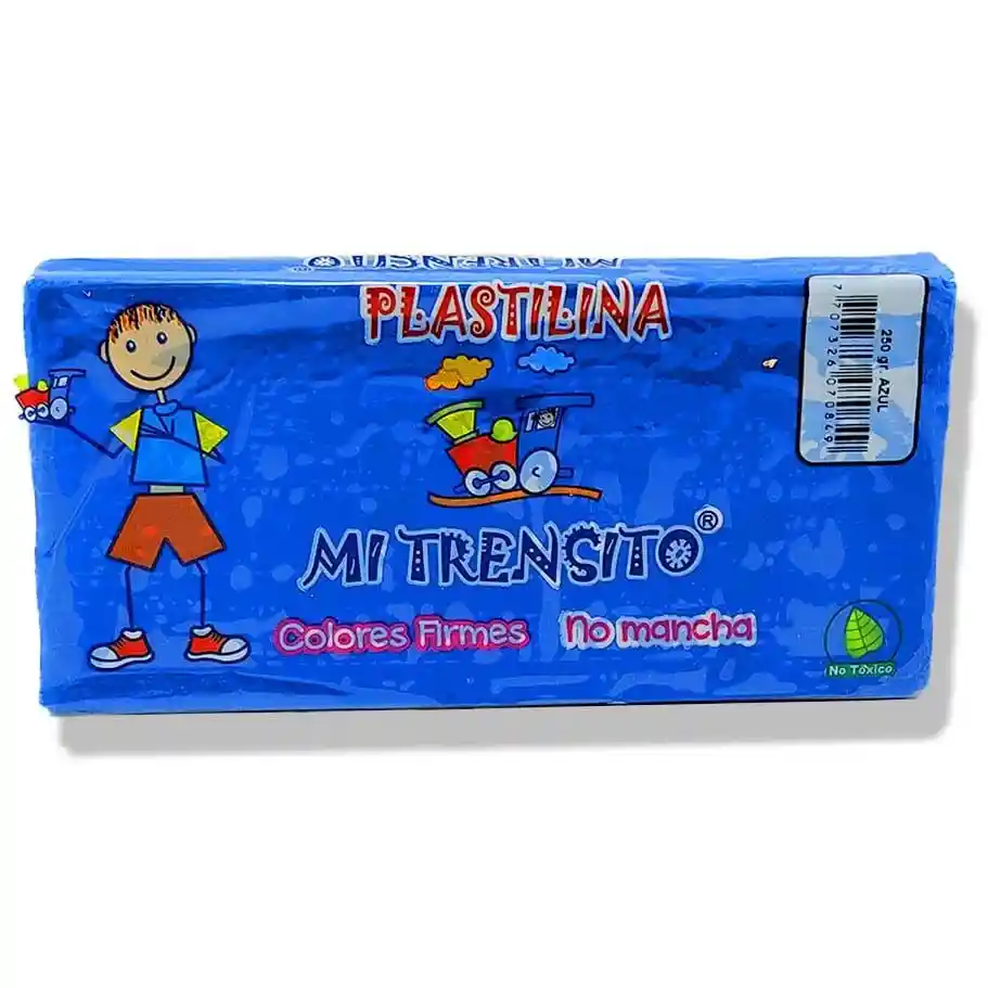 Plastilina En Barra 250g - Azul Oscuro