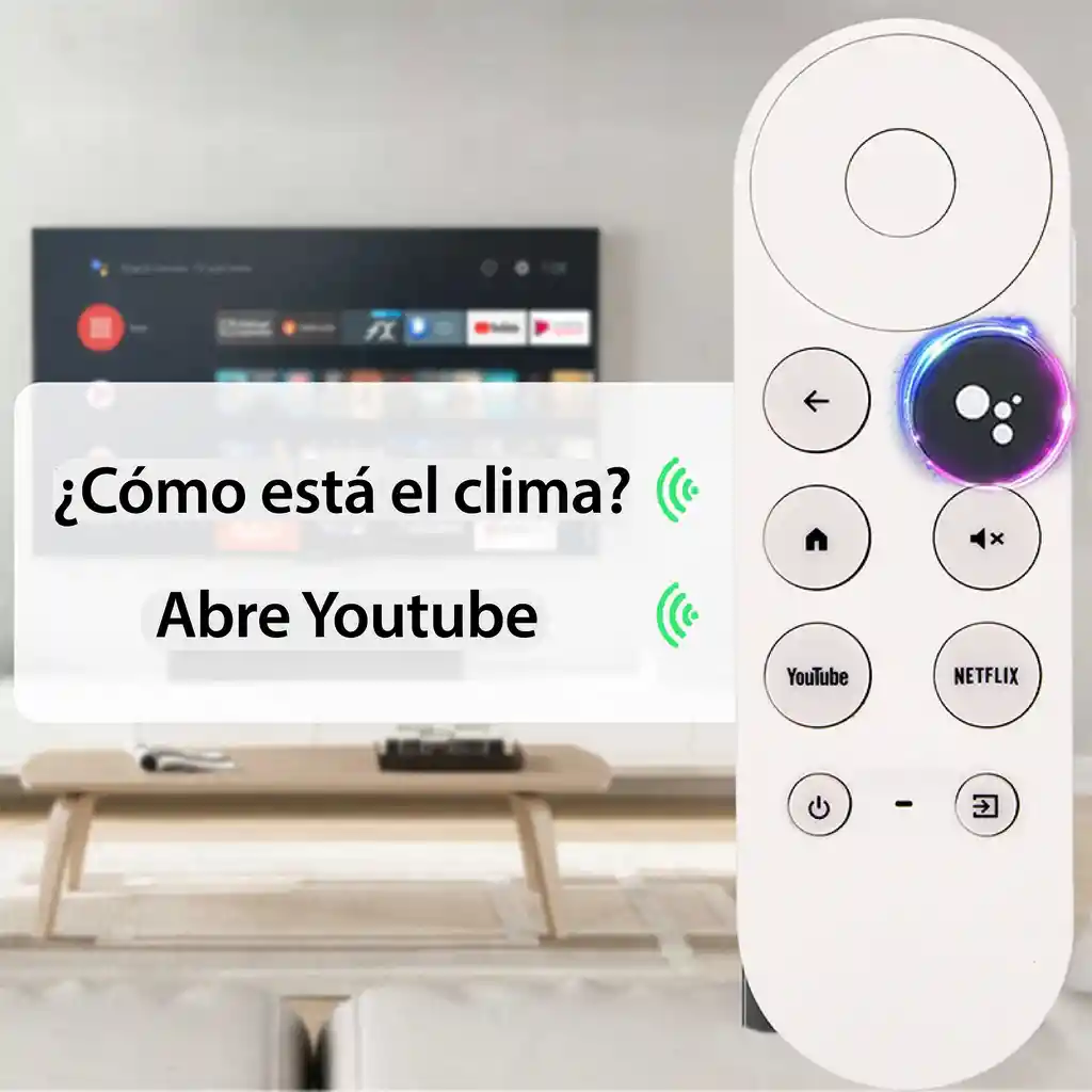 Control Remoto Compatible Con Google Chromecast G9n9n, Con Función Voz
