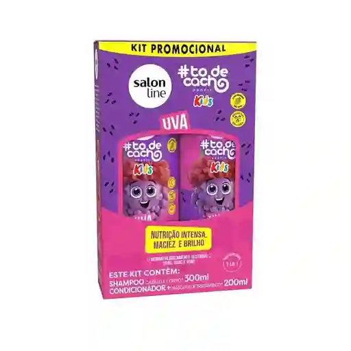 Salon Line Kit Shampoo Y Acondicionador Uva Nutricion Intensa Y Brillo