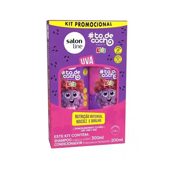 Salon Line Kit Shampoo Y Acondicionador Uva Nutricion Intensa Y Brillo