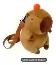 🎒✨ Mochila De Peluche Capibara – Ternura Compacta Para Tu Día A Día
