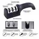 Afilador De Cuchillos 3 Pasos Ergonómico Para El Hogar Antideslizante