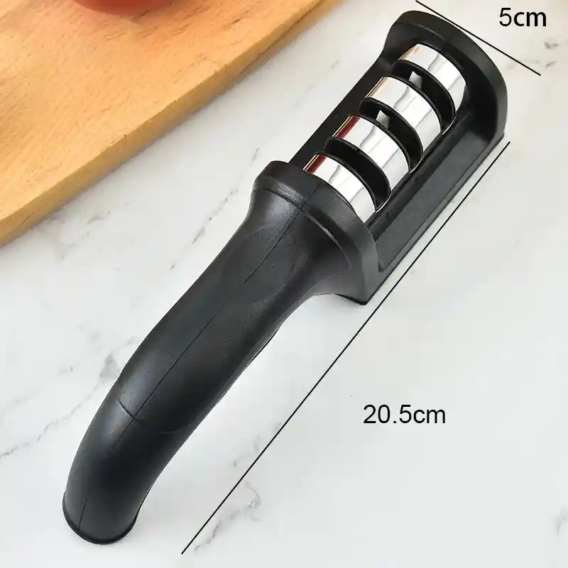 Afilador De Cuchillos 3 Pasos Ergonómico Para El Hogar Antideslizante