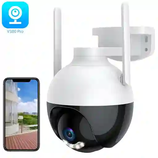 Camara De Seguridad Ip V380 Para Exteriores Con Vision Infrarrojo C11 034