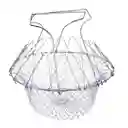Escurridor Plegable En Acero Inoxidable, Cesta De Malla