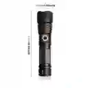 Linterna Led Tactica Recargable Usb, Zoom Camping Portatil P50