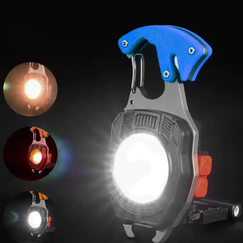 Mini Linterna Recargable Multifuncional Encendedor Potente