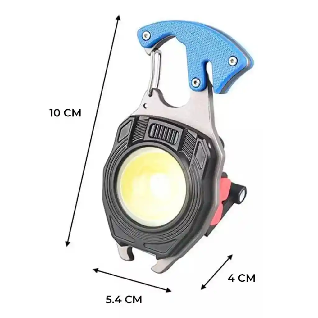 Mini Linterna Recargable Multifuncional Encendedor Potente