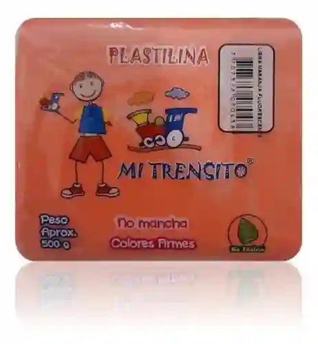 Plastilina En Barra 250g - Naranja Fluorecente