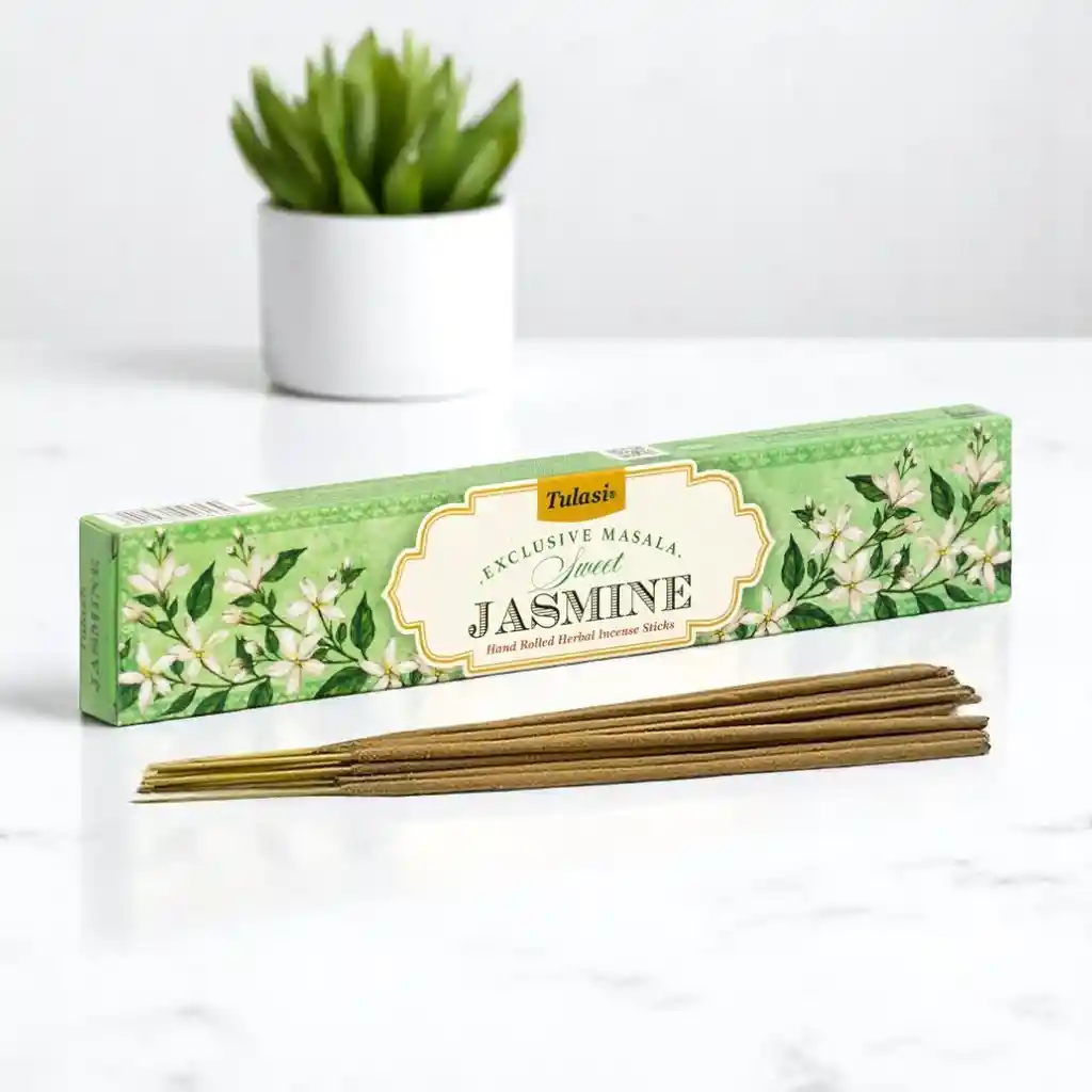 Incienso Tulasi Masala Dulce Jazmín – Armonía Y Encanto Floral