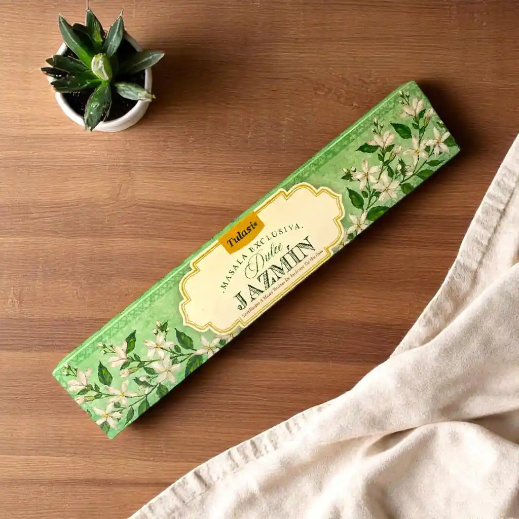 Incienso Tulasi Masala Dulce Jazmín – Armonía Y Encanto Floral