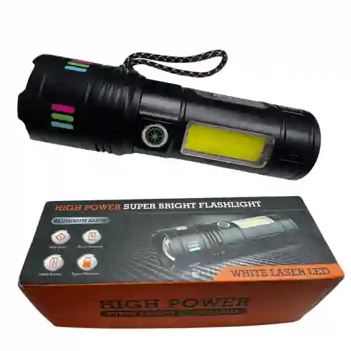 Linterna Led Tactica Recargable Zoom Camping Portatil Rl-706