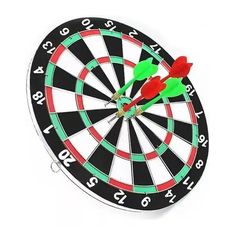 Juego De Dardos Tiro Al Blanco Tablero Reversible