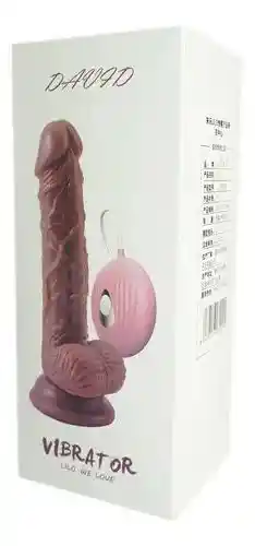 Pene Vibrador Consolador Realista Con Base Y Control Para estimulación