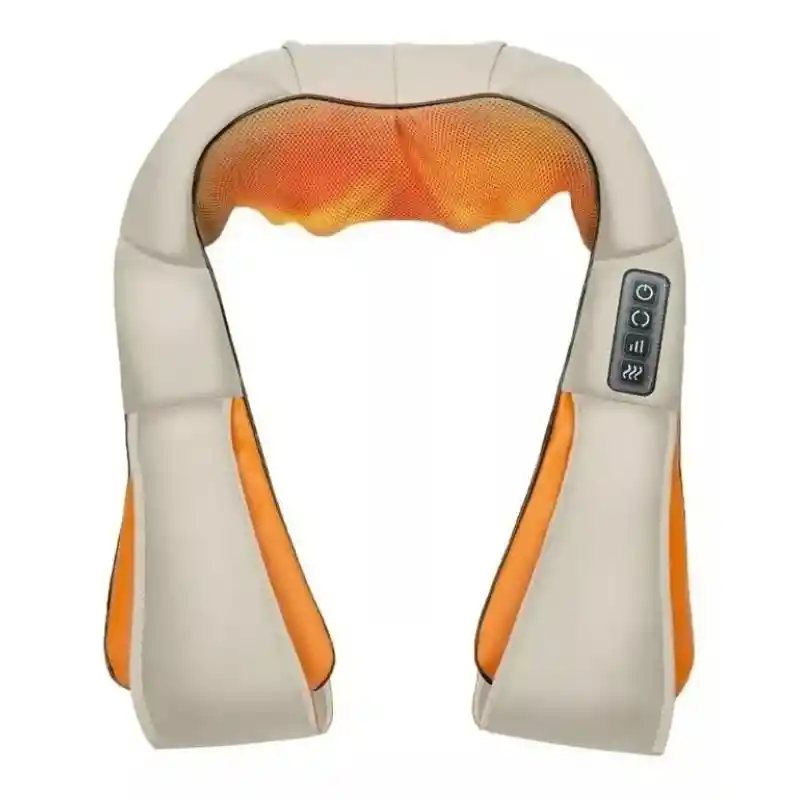 Masajeador Corporal Cervical Cuello Espalda Brazos Electrico Color Beige
