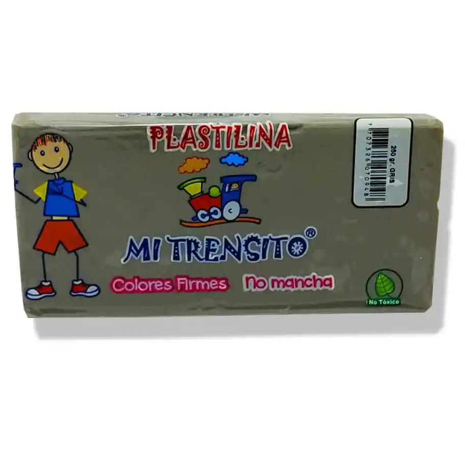 Plastilina En Barra - 250g Gris