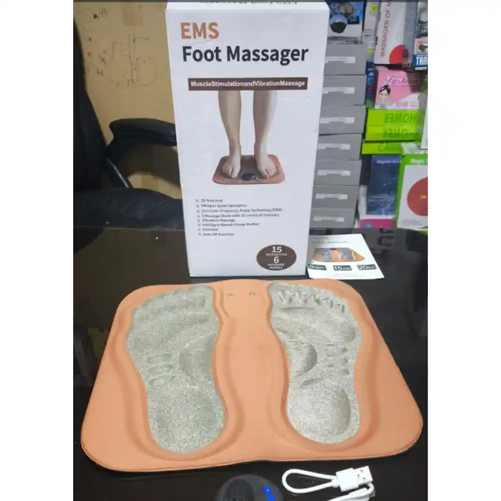 Tapete Masajeador Pies Electroestimulador 3d