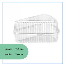 Contenedor Triangular Alto 7cms