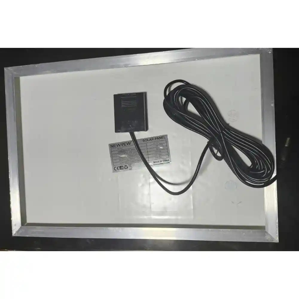 Ventilador Panel Solar Recargable Portátil