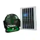Ventilador Panel Solar Recargable Portátil