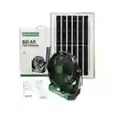 Ventilador Panel Solar Recargable Portátil