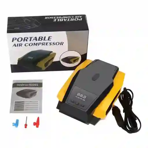 Compresor De Aire Inflador Portátil Digital Para Carro