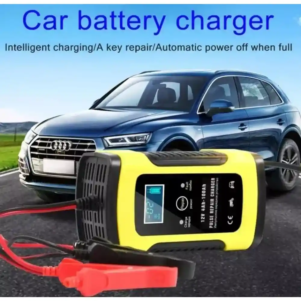 Cargador Inteligente De Baterias 12v Motos Y Automóviles