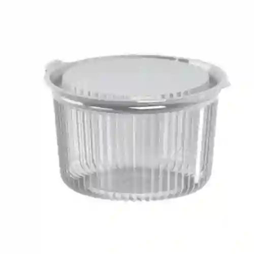 Contenedor Redondo Con Bisagra Mini Pack M - 12oz