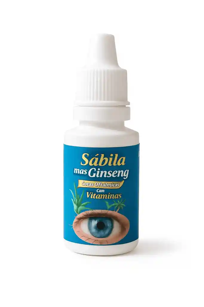 Gotas Oftálmicas Sábila + Ginseng (15 Ml)