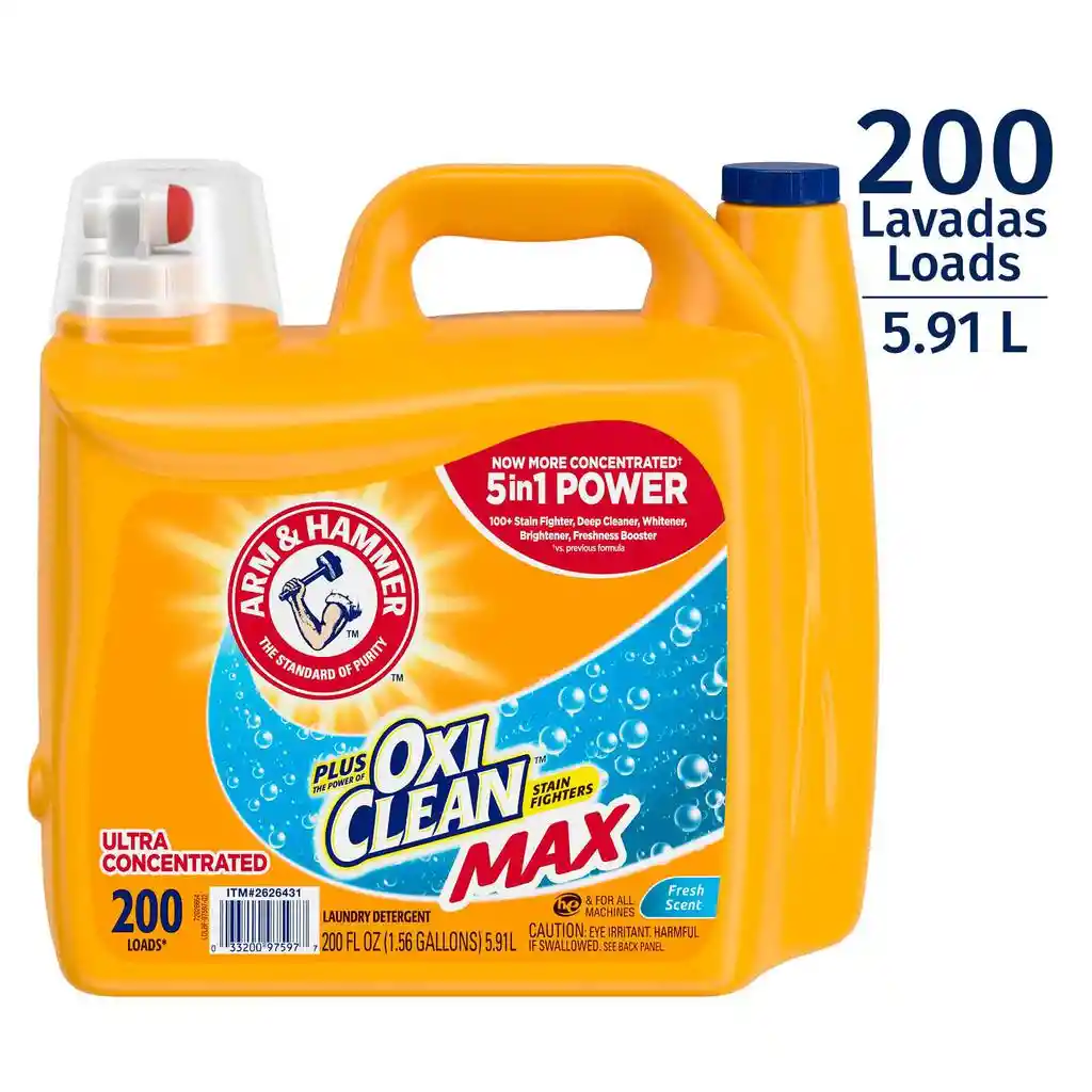 Arm Hammer Jabon Liquido Ropa Arm Hammer Jabon Liquido Ropa 5 Lt He High Efficiency Biodegradable Importado Americano Lavanderia