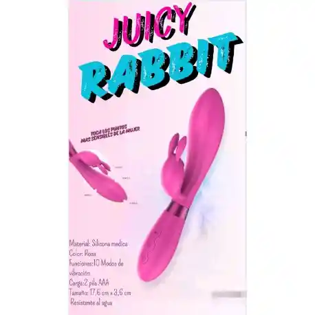 Vibrador Juicy Rabbit Punto-g